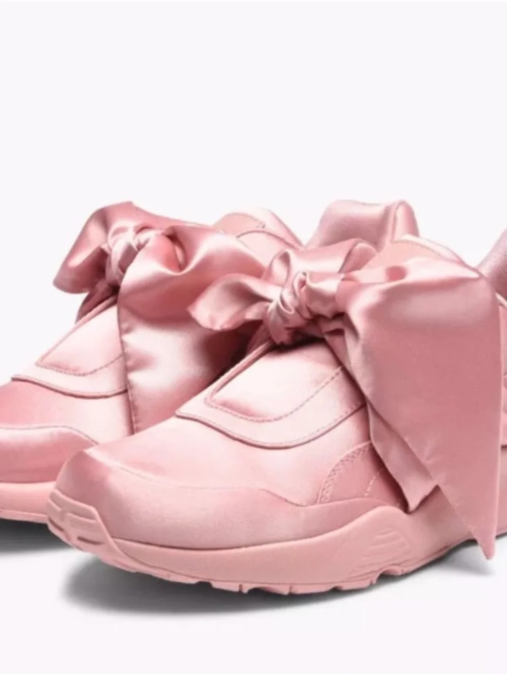 FENTY x PUMA Rihanna Bow Satin Sneakers Pink 6.5
